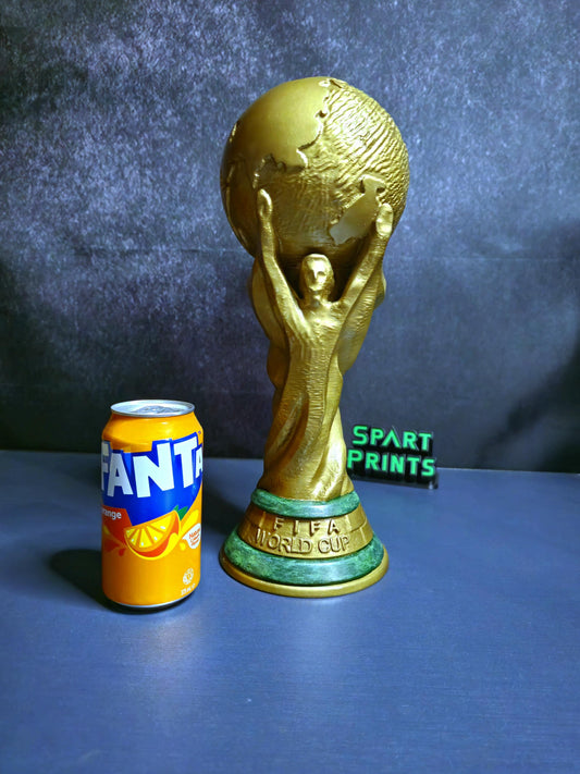 Lifesize 3D-Printed World Cup Trophy Replica – A Stunning Tribute to Football Glory