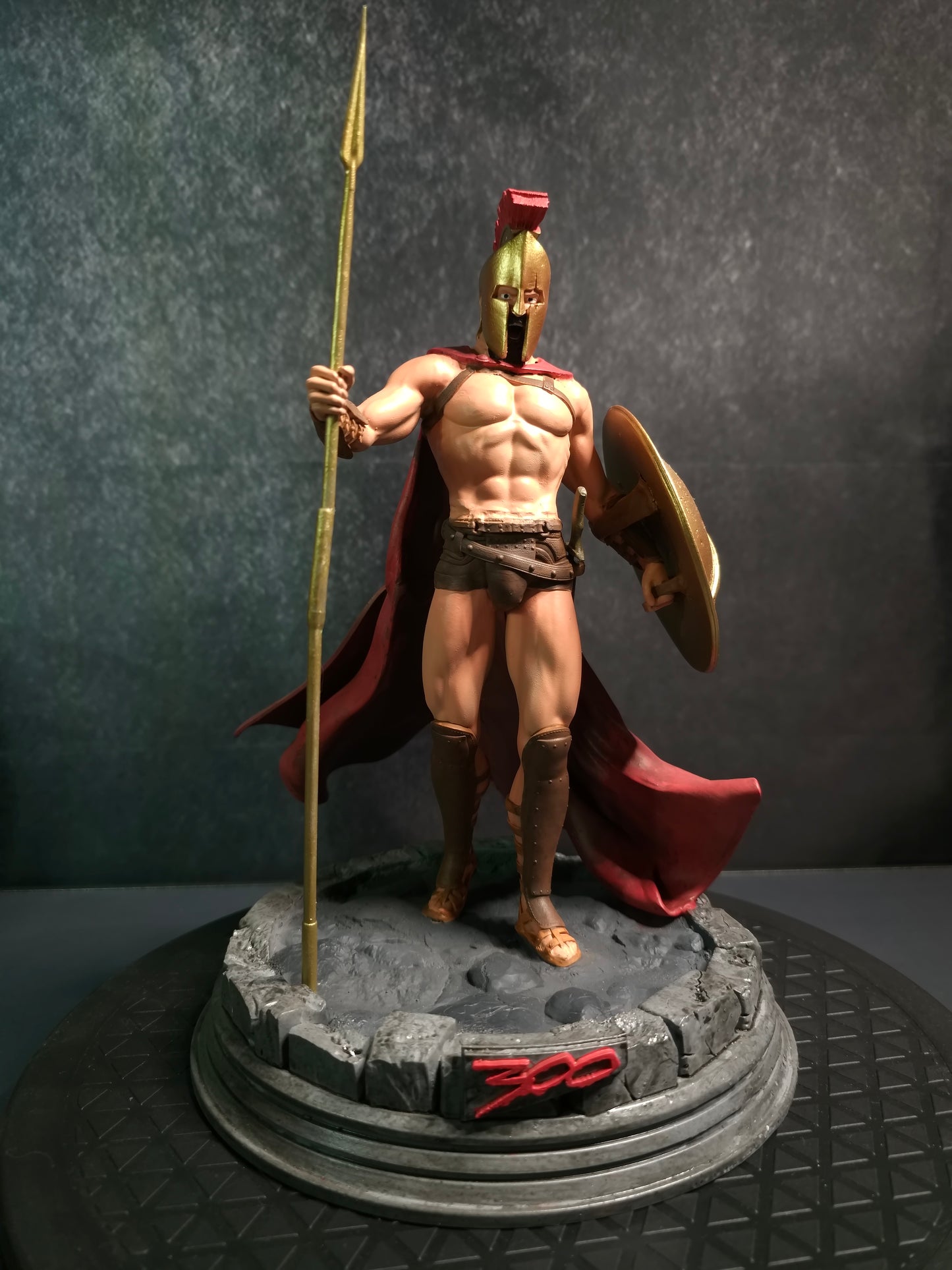 The Ultimate 300 Spartan King Leonidas Sculpture – 3D Printed Masterpiece