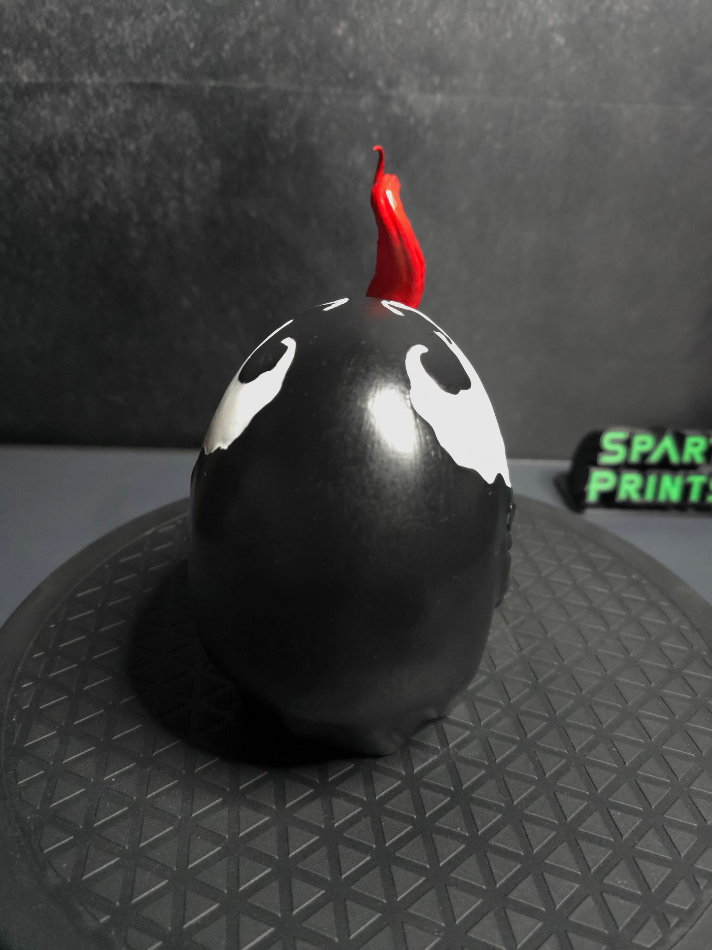 Venom Head Bust with Menacing Tongue Snarl