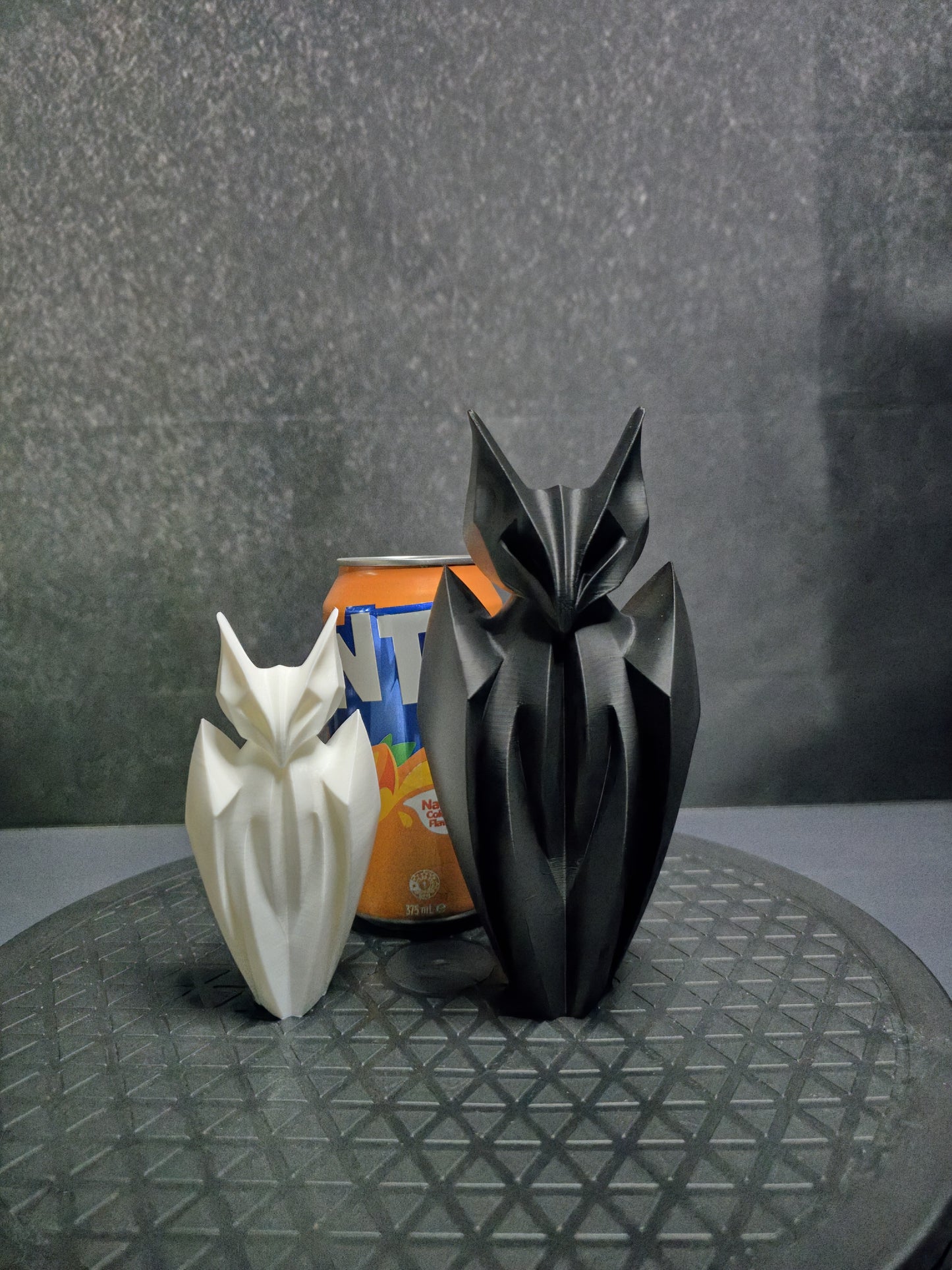 Minimalist Bat Couple Figurine