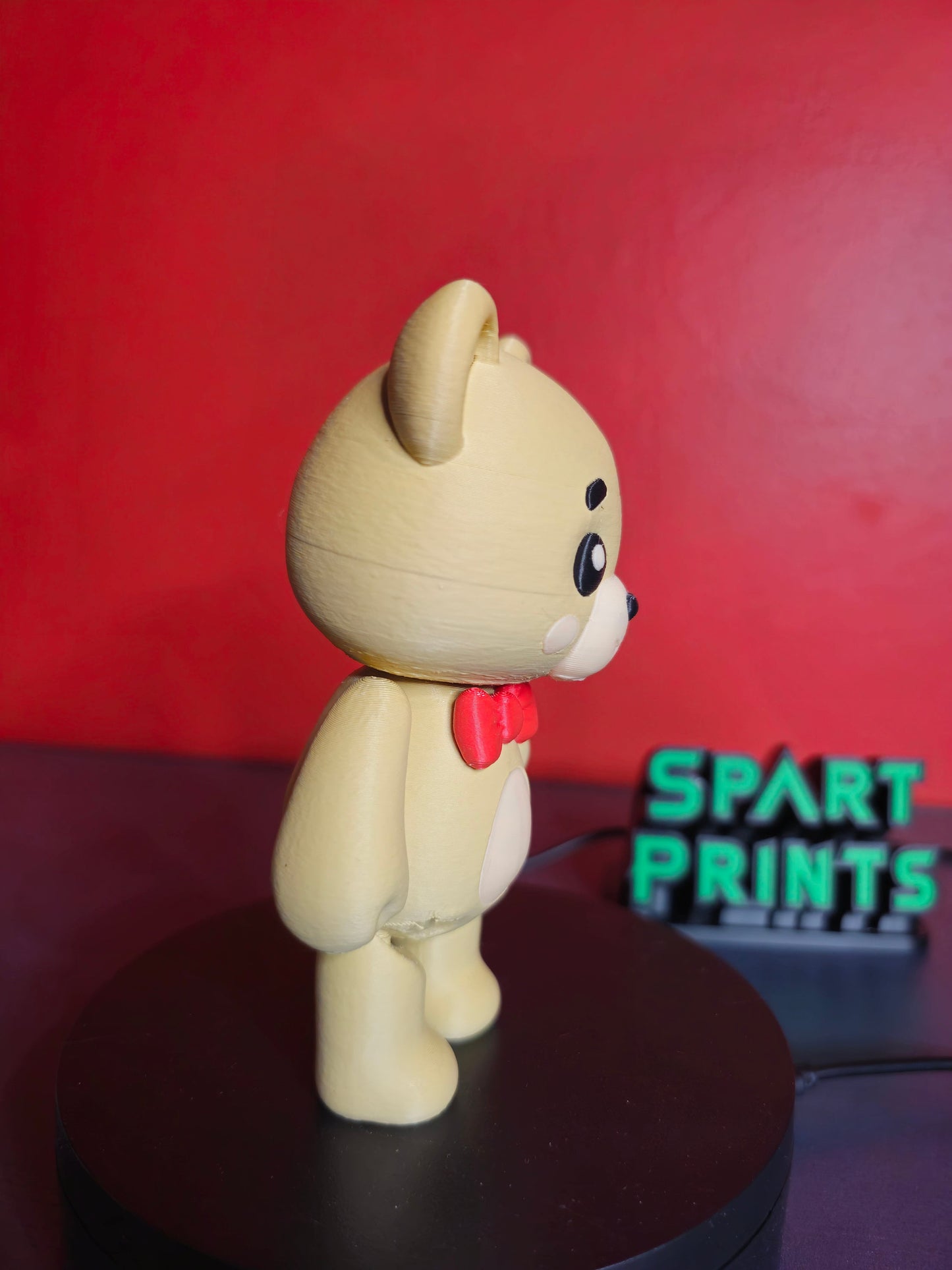 3D Printed Cute Bear for Valentine’s