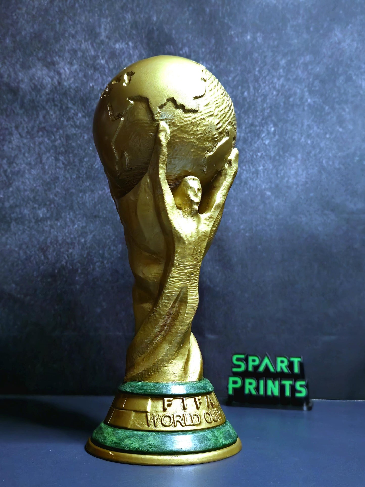 Lifesize 3D-Printed World Cup Trophy Replica – A Stunning Tribute to Football Glory