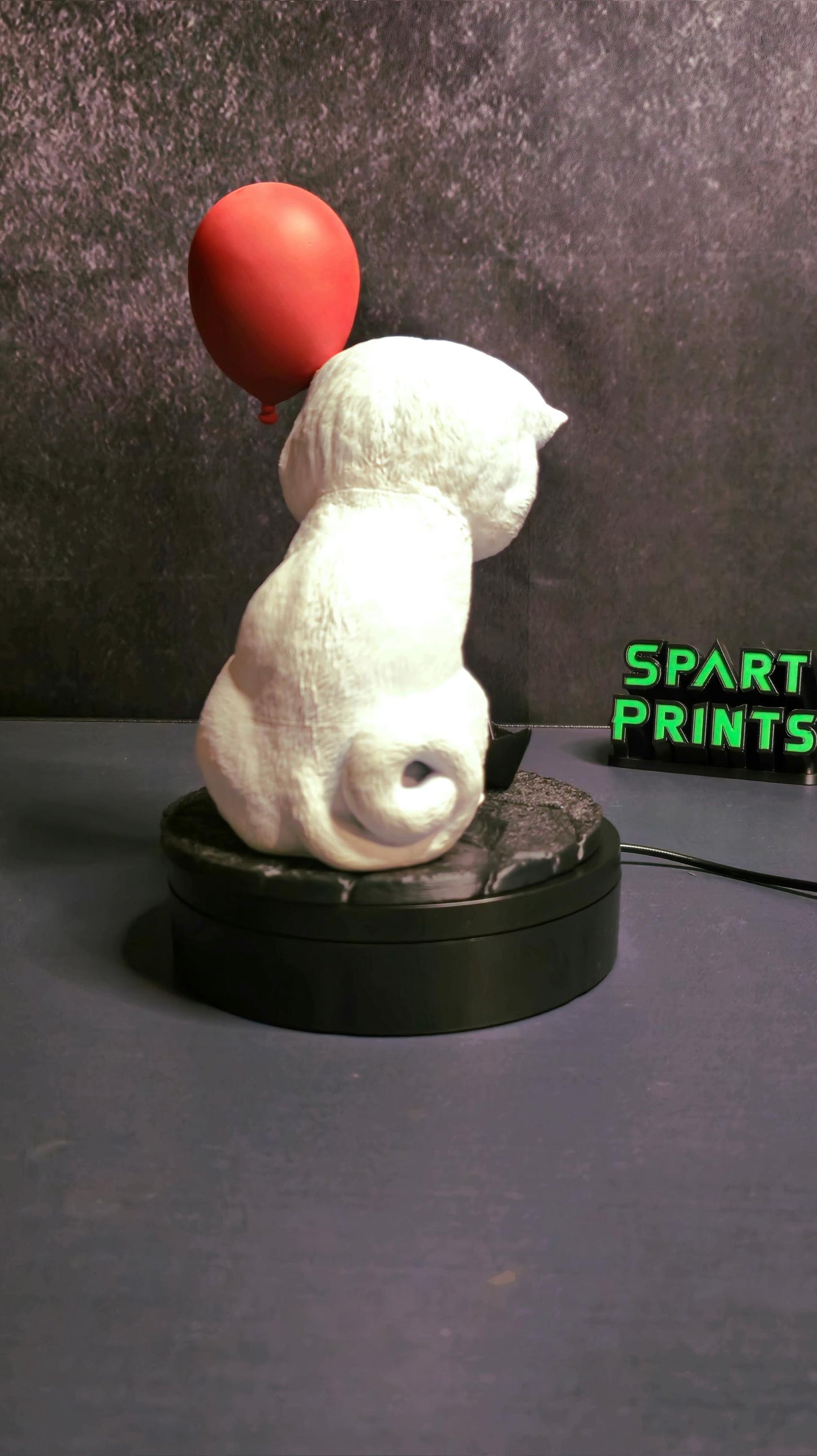 Pennywise Cat – 3D Printed Horror Crossover Figurine
