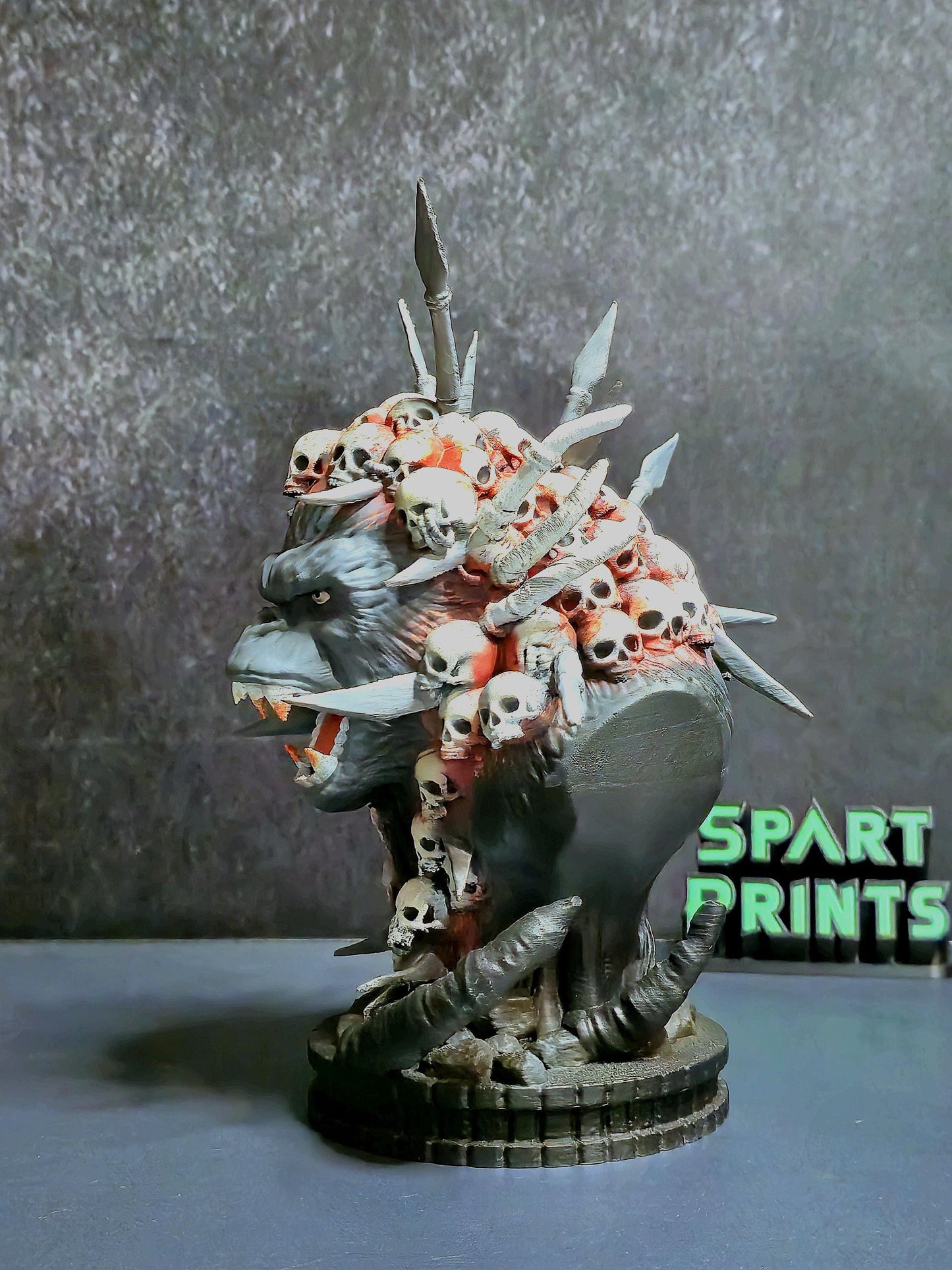 Fierce Roaring Kong with Skull Cloak