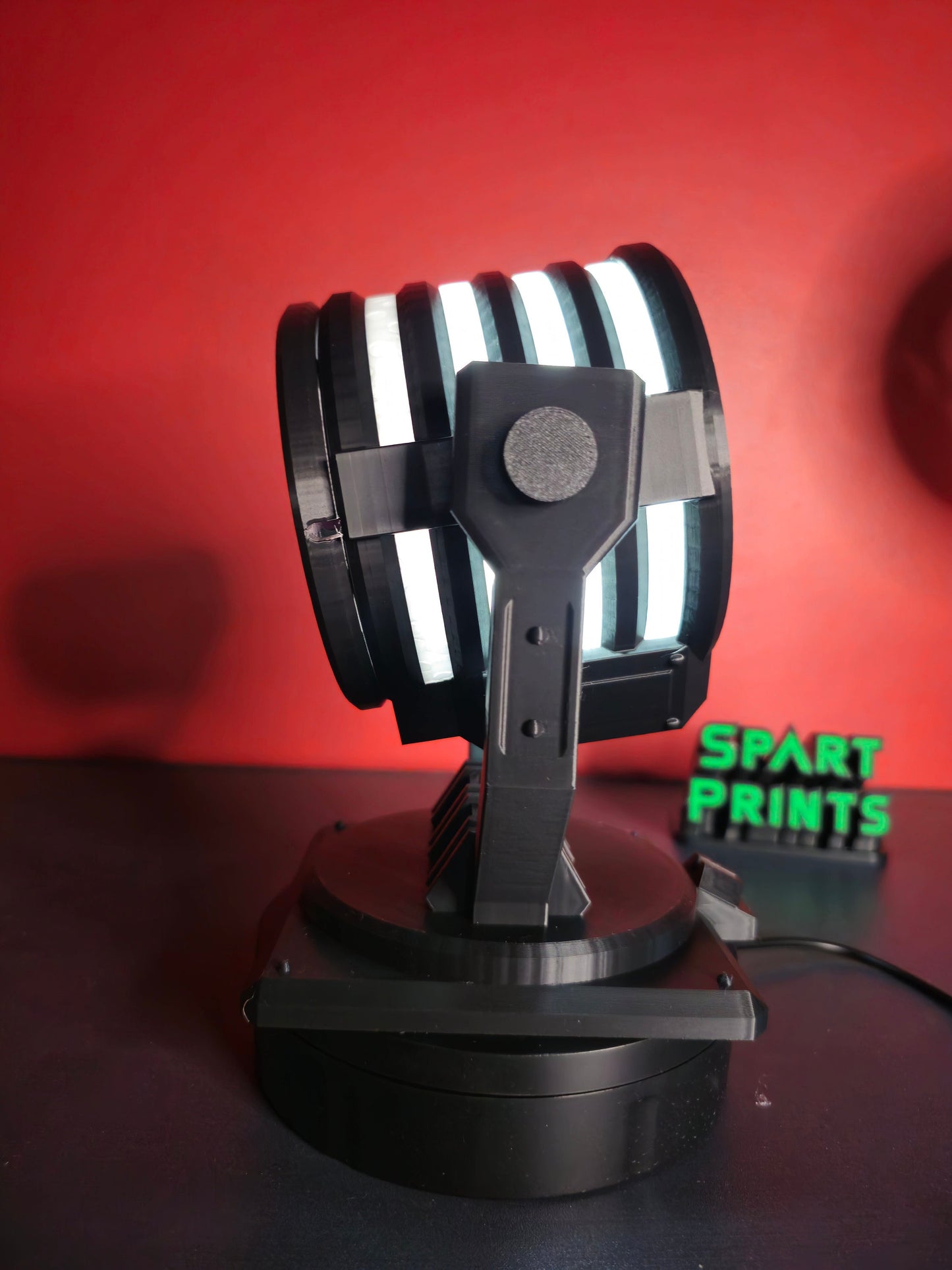 Suspended Vigilant Lamp – A Beacon of Justice and Mystery