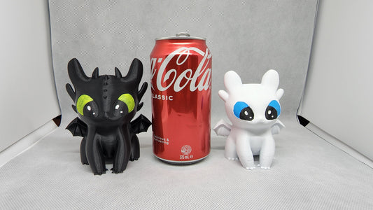 Adorable Tiny Dragon Couple