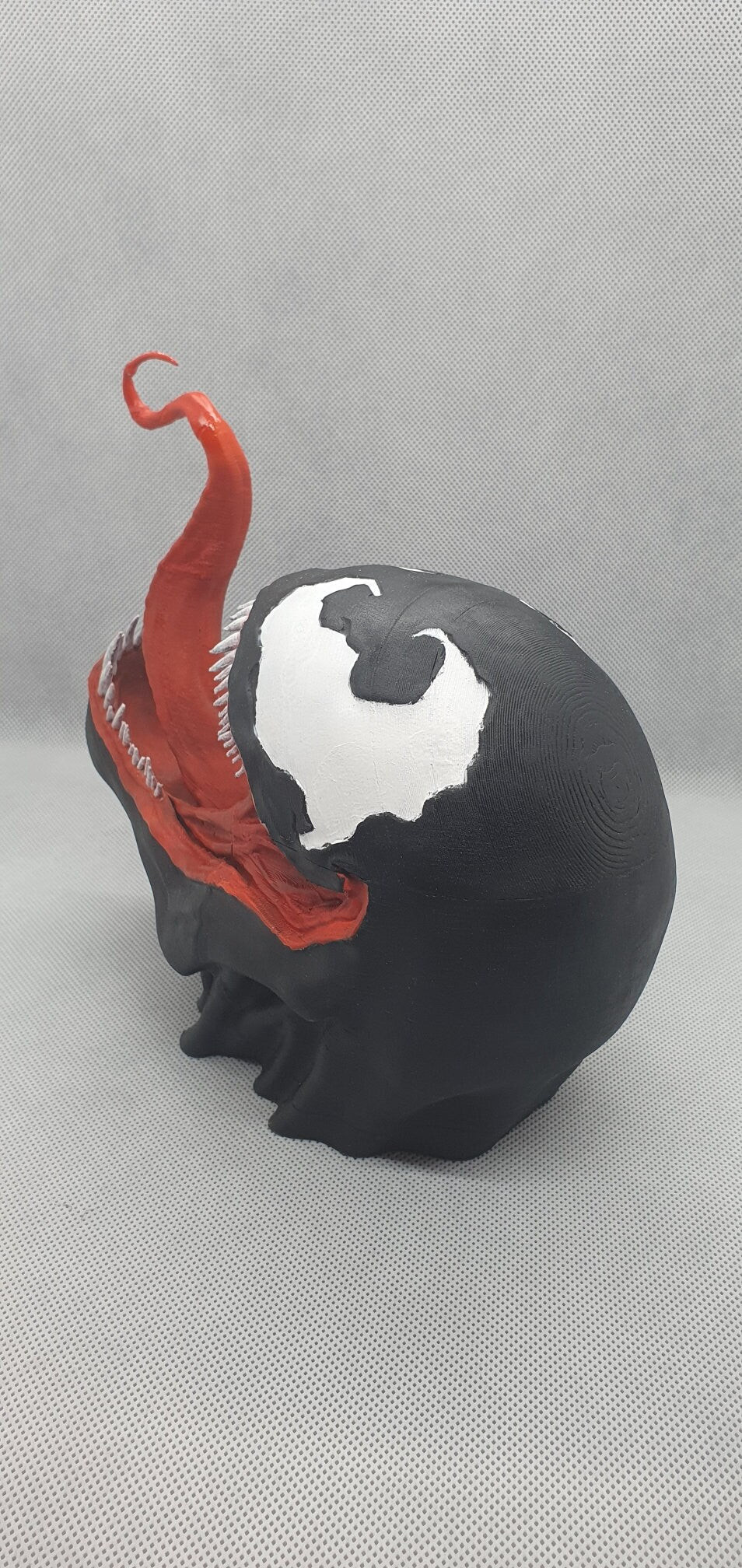 Venom Head Bust with Menacing Tongue Snarl