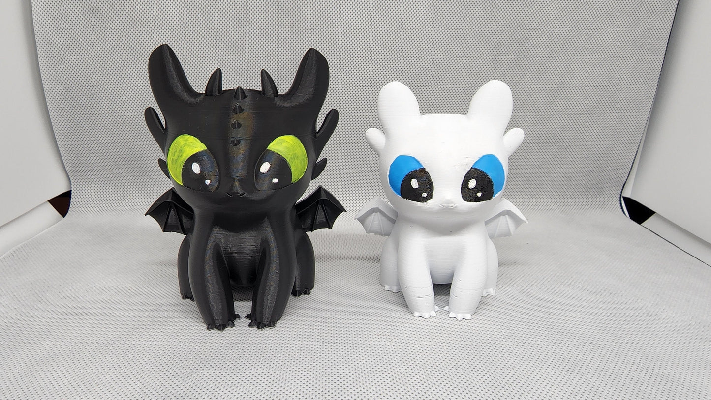 Adorable Tiny Dragon Couple