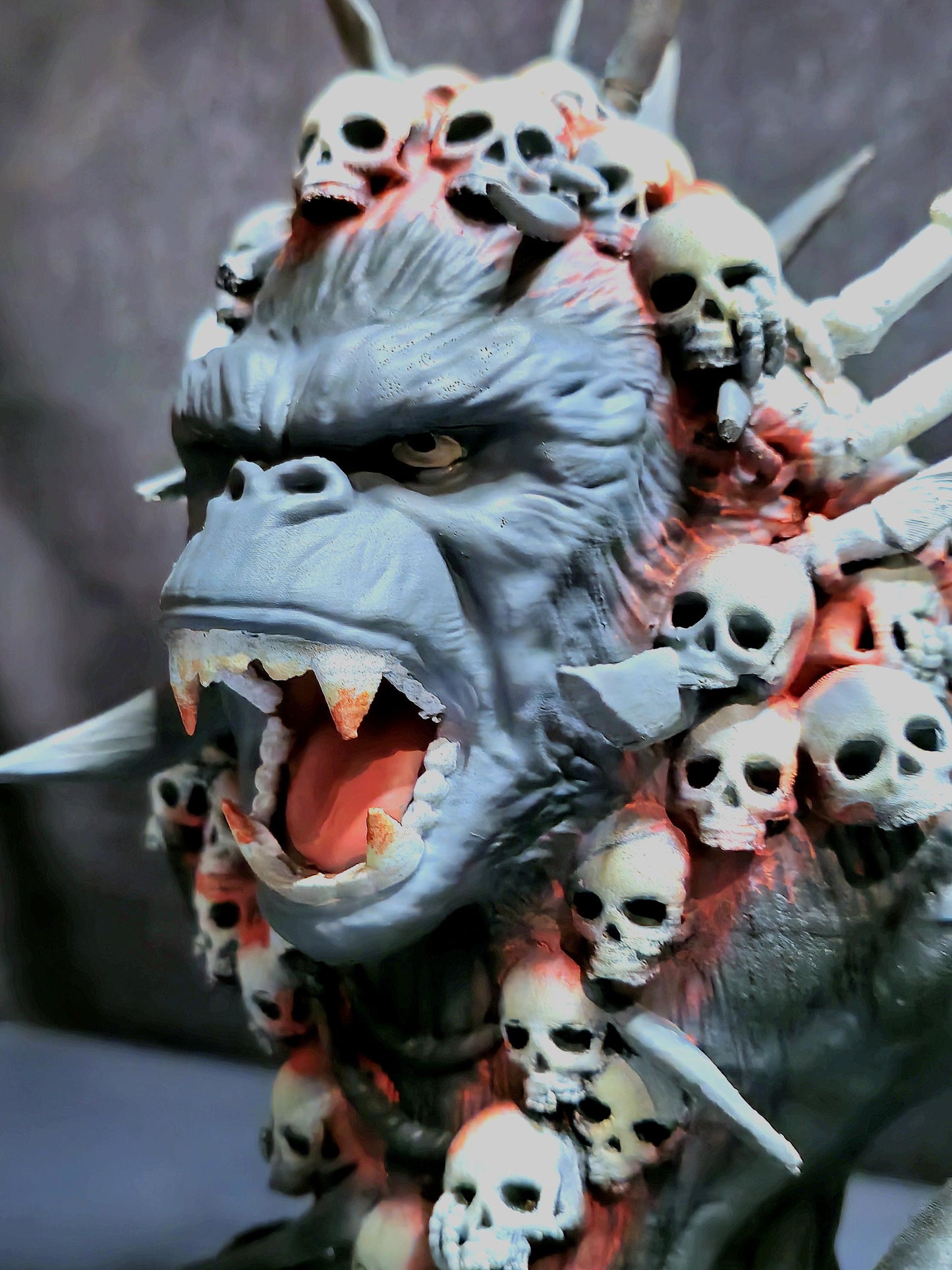 Fierce Roaring Kong with Skull Cloak