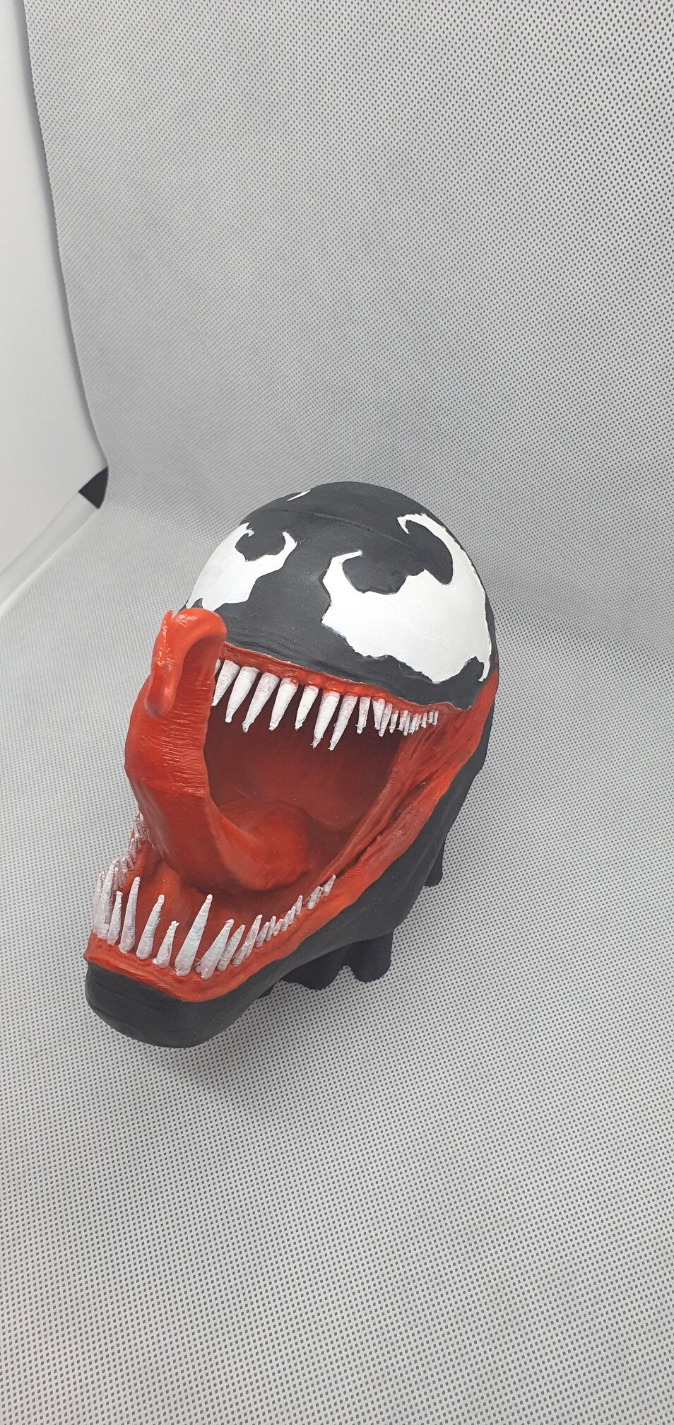 Venom Head Bust with Menacing Tongue Snarl