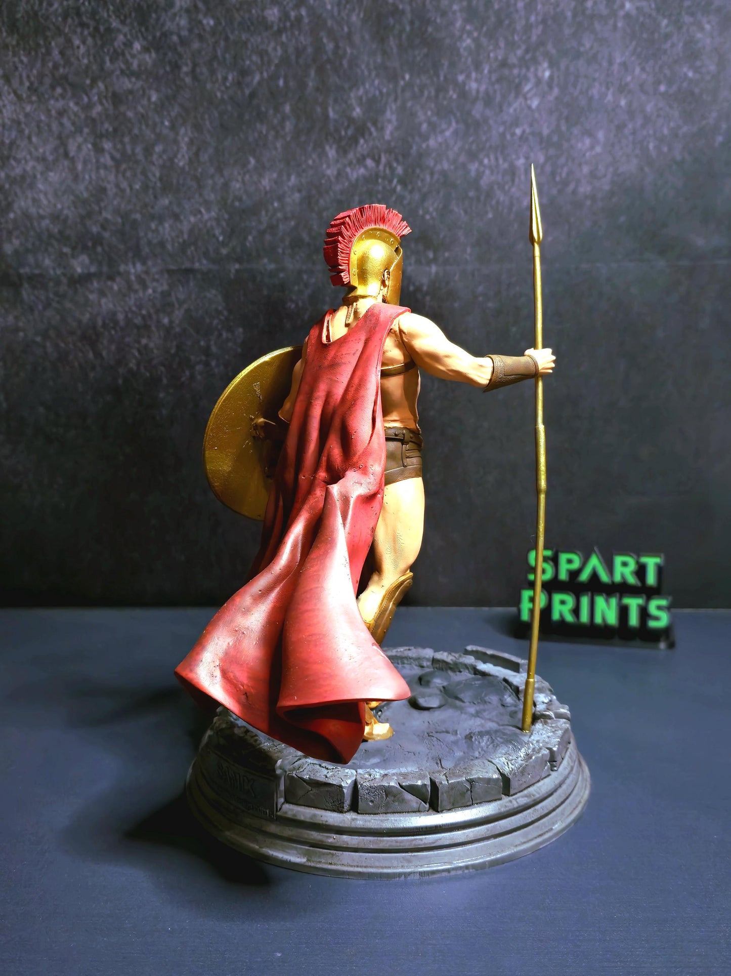 The Ultimate 300 Spartan King Leonidas Sculpture – 3D Printed Masterpiece