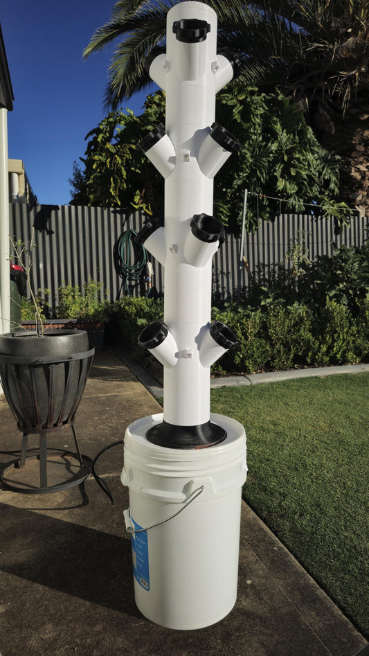 3D Printed Hydroponic Tower – The Future of Indoor Gardening