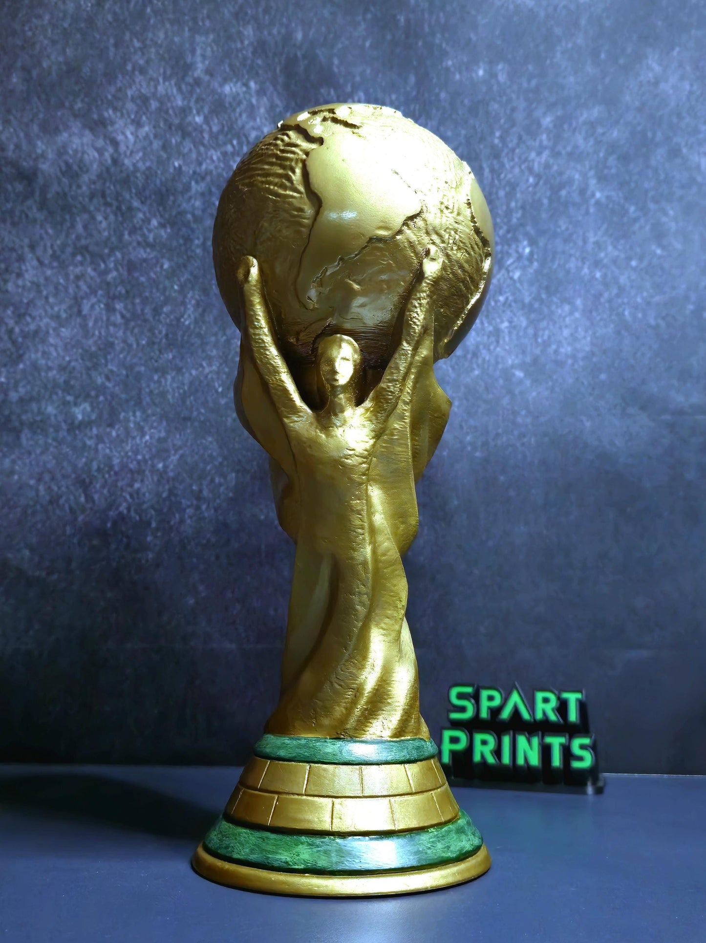 Lifesize 3D-Printed World Cup Trophy Replica – A Stunning Tribute to Football Glory