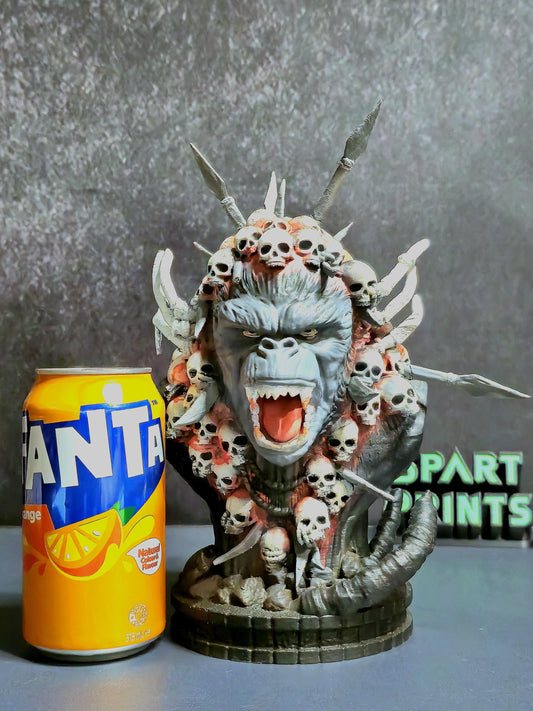 Fierce Roaring Kong with Skull Cloak