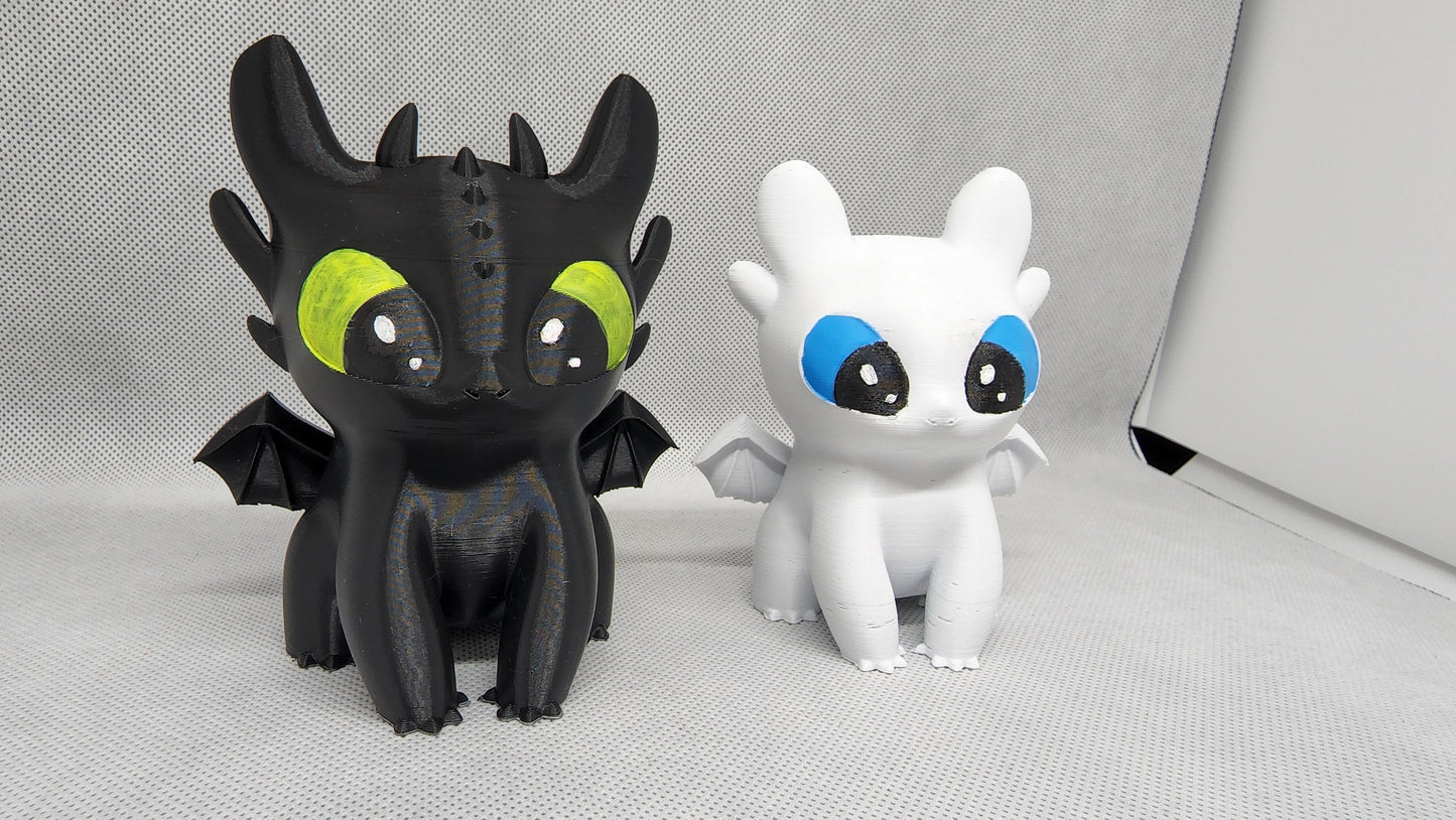 Adorable Tiny Dragon Couple