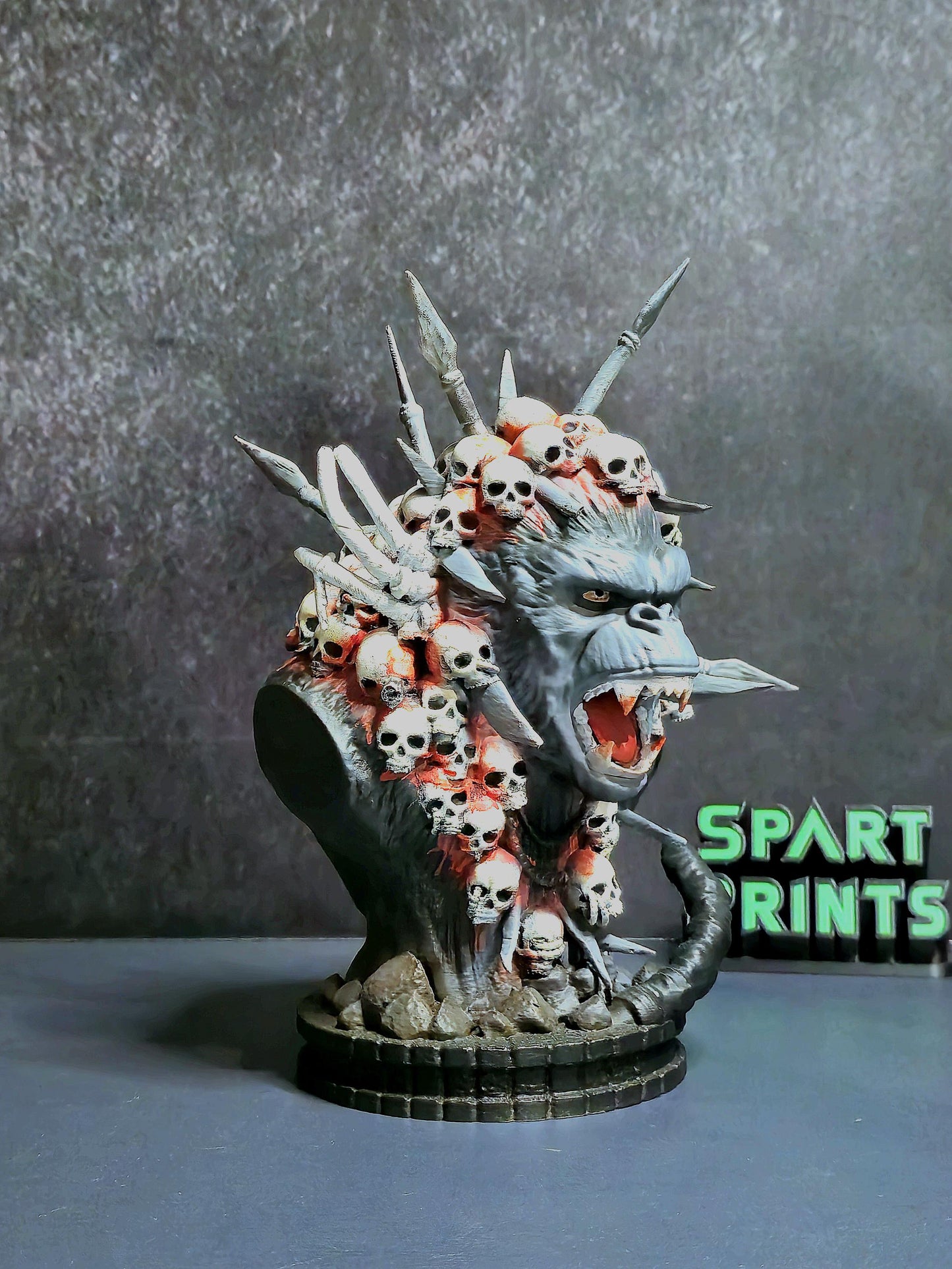 Fierce Roaring Kong with Skull Cloak