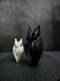 Minimalist Bat Couple Figurine