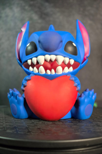 Loving Stitch Holding a Heart