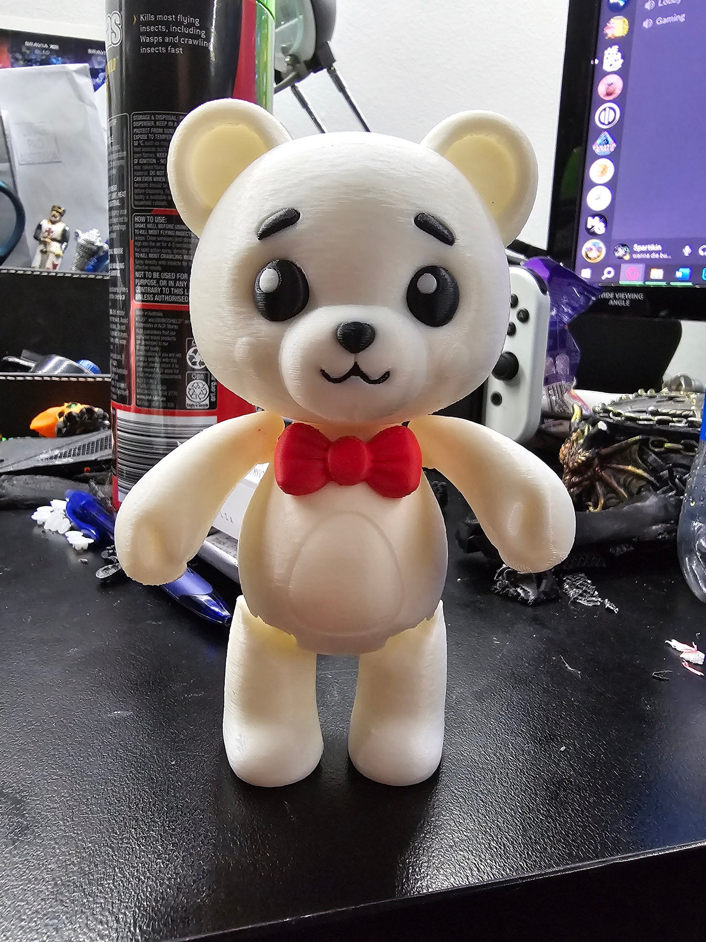 3D Printed Cute Bear for Valentine’s