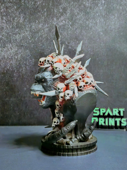 Fierce Roaring Kong with Skull Cloak
