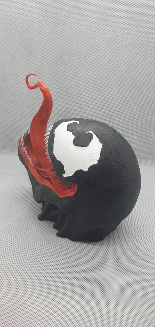 Venom Head Bust with Menacing Tongue Snarl