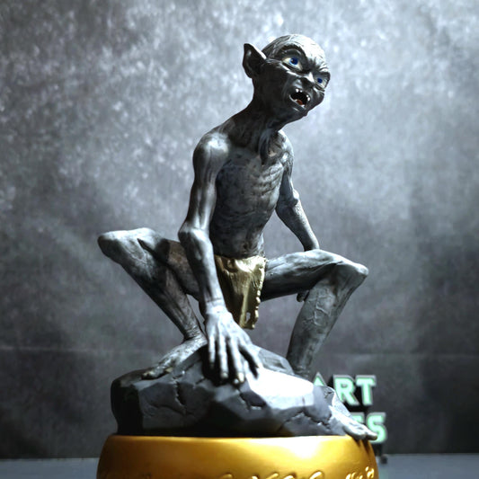 Whispers of the Precious: Gollum's Gaze in 3D Printed Splendor