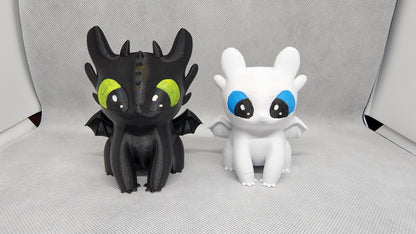 Adorable Tiny Dragon Couple