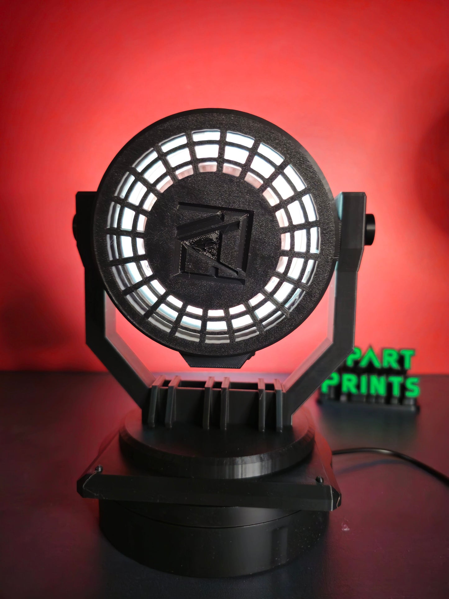 Suspended Vigilant Lamp – A Beacon of Justice and Mystery