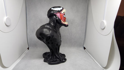3D Printed Venom Engulfing Spider-Man Head Bust – Marvel Collector's Piece