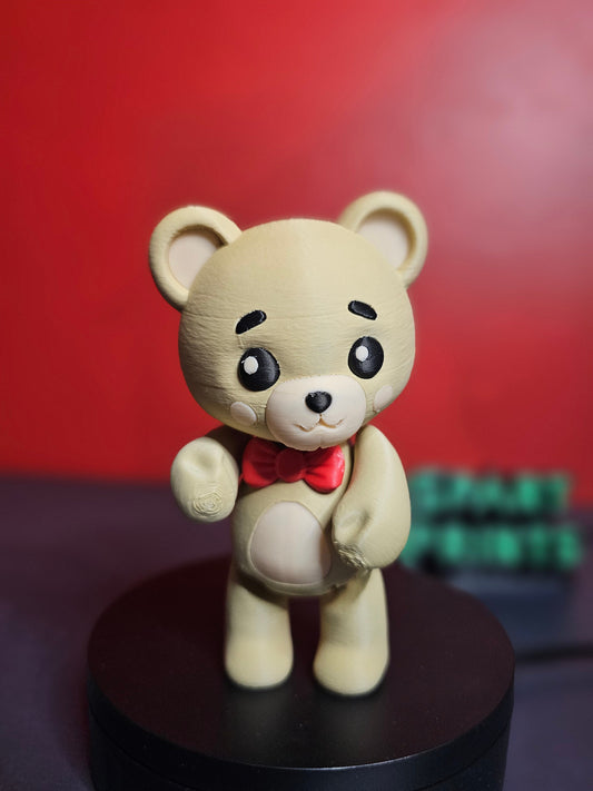 3D Printed Cute Bear for Valentine’s