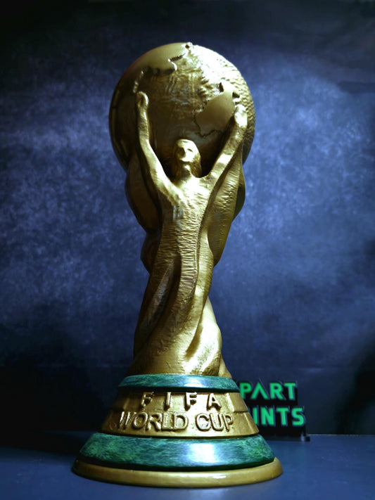 Lifesize 3D-Printed World Cup Trophy Replica – A Stunning Tribute to Football Glory